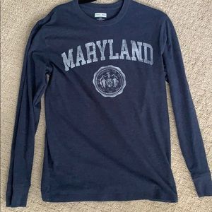 Oversized thick long sleeve shirt.